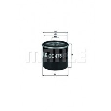 Oljefilter Mahle 1.2i