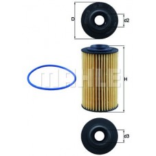 Oljefilter Mahle (2.8 V6)
