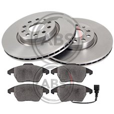 Bromssats Fram (312mm) AUDI...