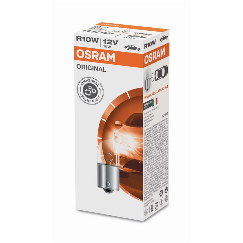R10W Osram GlÃ¶dlampa 10-Pack