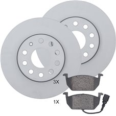 Bromssats Fram (288 mm) VAG
