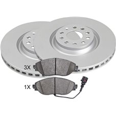 Bromssats Fram (288 mm) VAG
