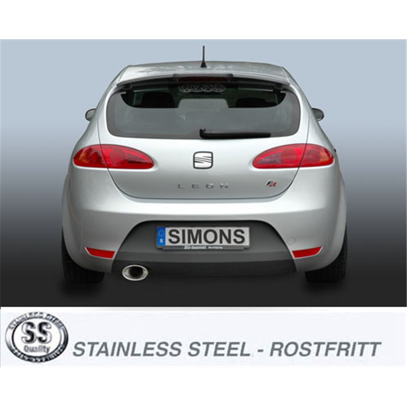 Sportsystem SEAT Leon II 2.0TFSi 06- (Ã¤ven Cupra)