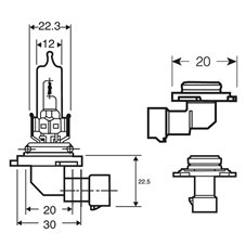 HB3 OSRAM 12V NB LASER - NEXT GENERATION 2-Pack