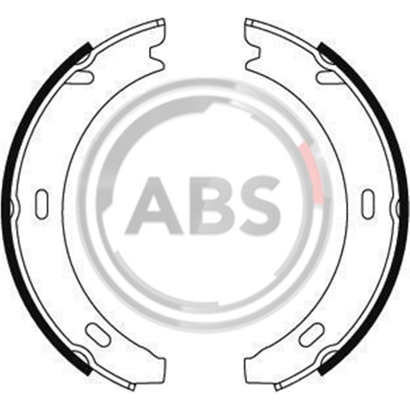 Handbromsbackar MERCEDES