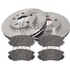 Bromssats Fram (296mm) OPEL...