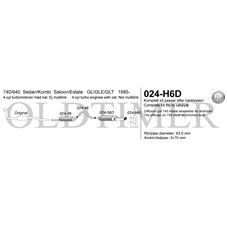 Sportsystem 2,5" Volvo 740/760/940 Turbo cat Sportsystem 2,5" Volvo 740/760/940 Turbo cat