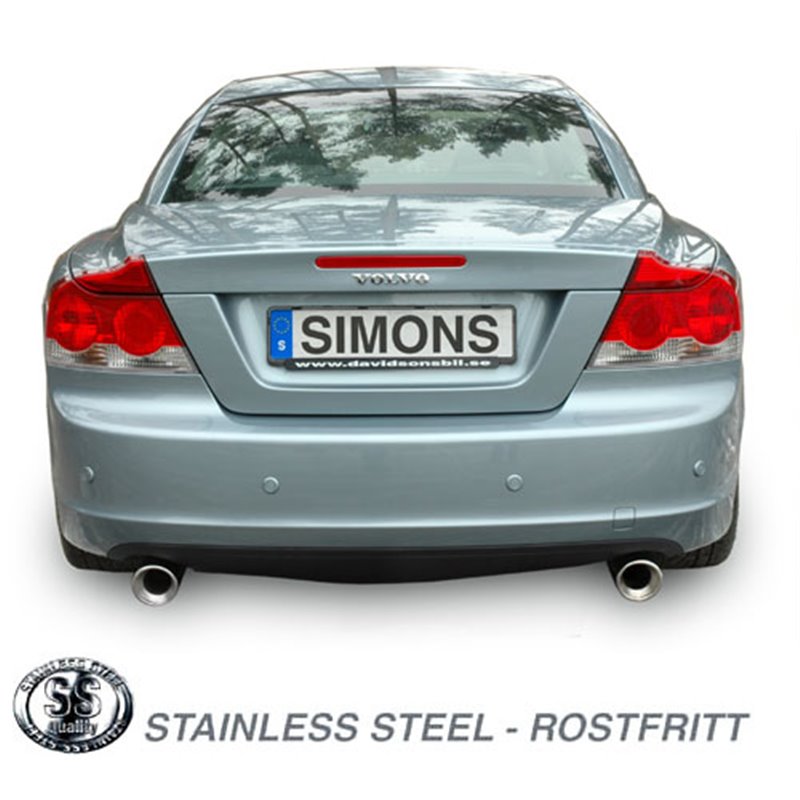 Sportsystem Volvo C70 Turbo T5 2006- Sportsystem Volvo C70 Turbo T5 2006-