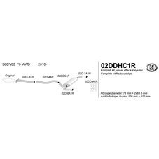 Sportsystem VOLVO S60/V60 10- T6 AWD