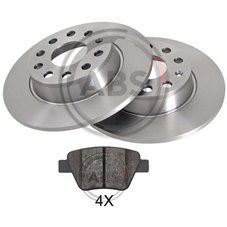 Bromssats Bak (272 mm) VAG