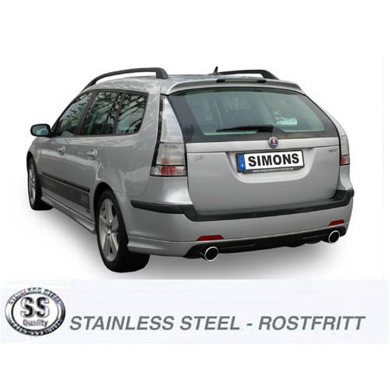 Sportsystem Saab 9-3 II, Aero 2.0T/2.8T 2006- (2x100) 58L Tank Sportsystem Saab 9-3 II, Aero 2.0T/2.8T 2006- (2x100) 58L Tank