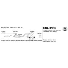 Sportsystem AUDI A3 (8P) 2WD 