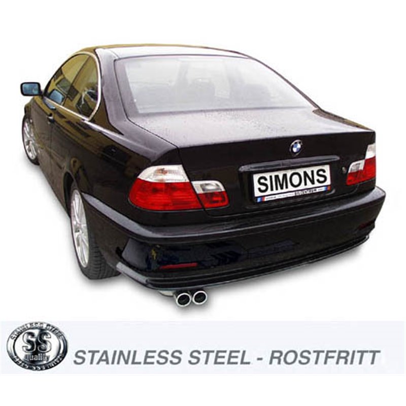 Sportsystem BMW E46 320i/323i/328i (2x70) Sportsystem BMW E46 320i/323i/328i (2x70)