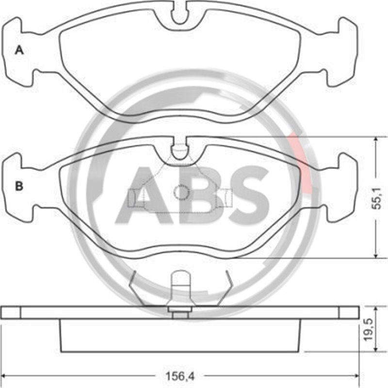 BromsbelÃ¤gg Fram SAAB 9000i 90-98/9000T 88-98