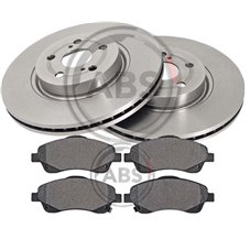 Bromssats Fram 295mm Avensis II 03-09/Corolla Verso