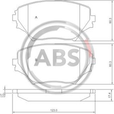 Bromsbelägg Fram RAV4 II 01-06
