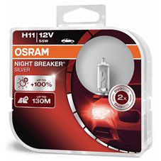 H11 Osram Night Breaker Silver 2-p