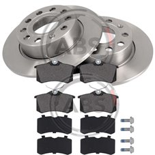 Bromssats Bak (255mm) SEAT Altea/Leon II+III/Toledo III