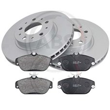 Bromssats Fram 280mm VOLVO 740/940/960 ABS