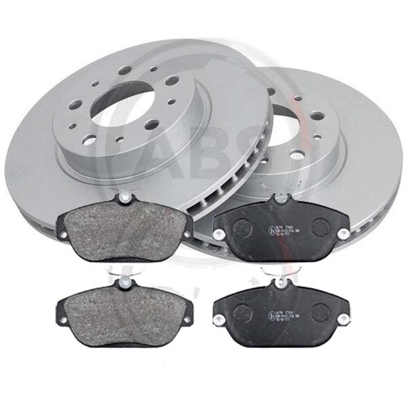 Bromssats Fram 280mm VOLVO 740/940/960 ABS