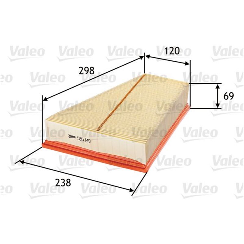 Luftfilter Valeo FORD Luftfilter Valeo FORD