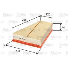 Luftfilter Valeo VOLVO
