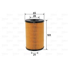 Oljefilter Valeo 1.6TDi/2.0TDi
