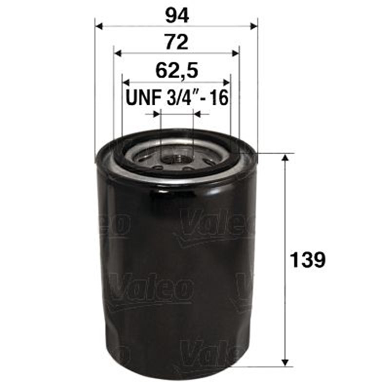 Oljefilter Valeo 1.8T