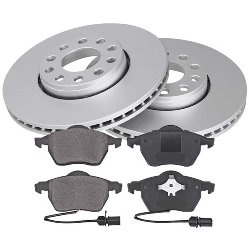 Bromssats Fram (288mm) VW Passat 00-