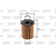 Oljefilter Valeo 1.6D/D2