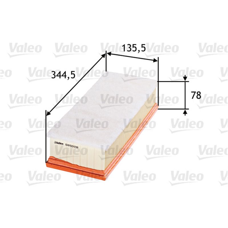 Luftfilter Valeo 1.8TFSi/2.0TFSi/1.6TDi/2.0TDi Luftfilter Valeo 1.8TFSi/2.0TFSi/1.6TDi/2.0TDi