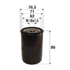 Oljefilter Valeo 1.8i
