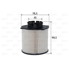 Bränslefilter Valeo 1.9 Diesel Insatsfilter