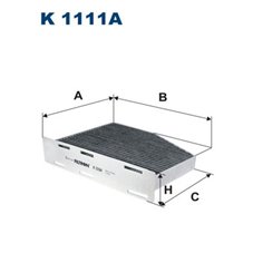 Kupéfilter Kol Filtron