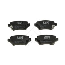 Belägg Bak VOLVO S60 II/S80 II/V60/V70 III/XC70 III ( med elektr. handbroms)
