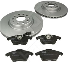 Bromssats Fram (312mm) SKODA Octavia II/Superb II