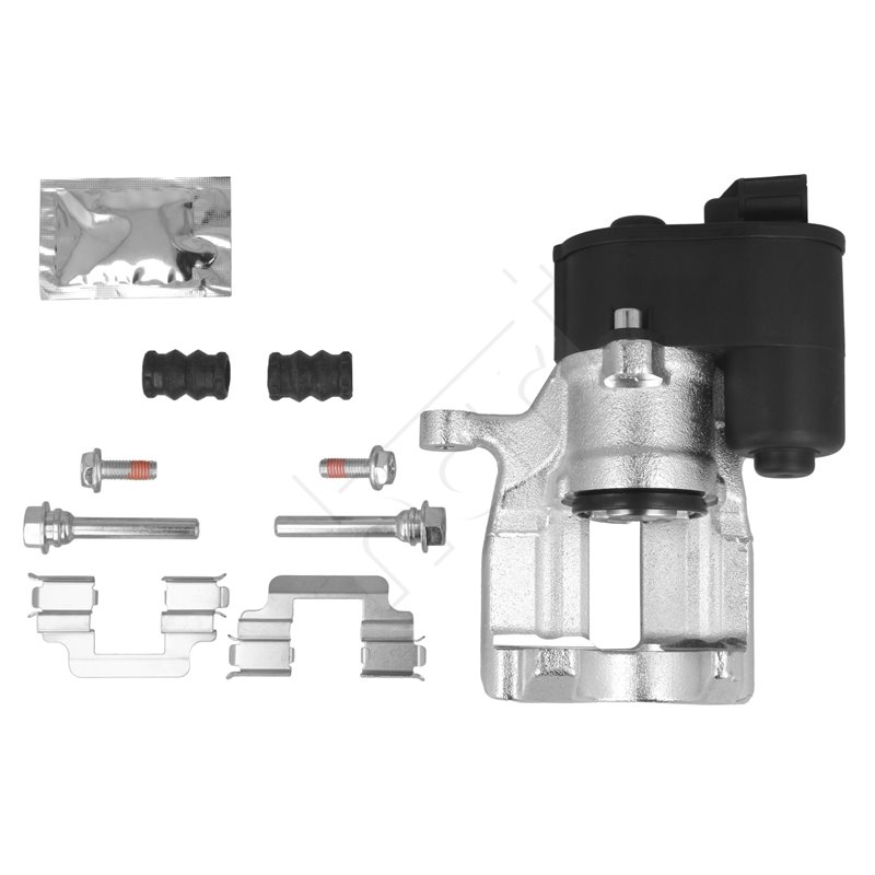 Bromsok bak vänster VOLVO S60 II/S80 II/V70 III/XC70 III solid skiva elektr. handbr.(med motor)