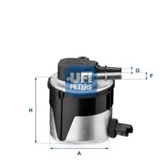 Bränslefilter UFI