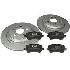 Bromssats bak solid skiva VOLVO