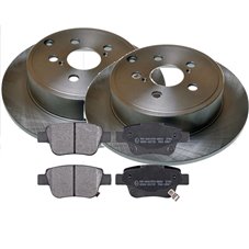 Bromssats Bak Avensis II 03-09