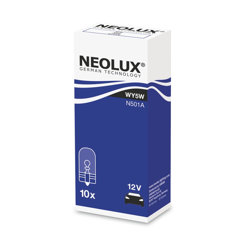 WY5W Neolux (Osram) Glödlampa Gul 10-Pack