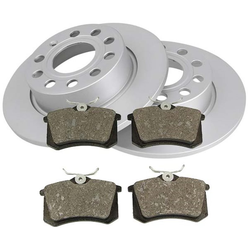 Bromssats Bak (255mm) SEAT Altea/Leon II+III/Toledo III