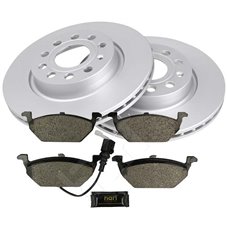 Bromssats Fram (280mm) AUDI A3 (8P)