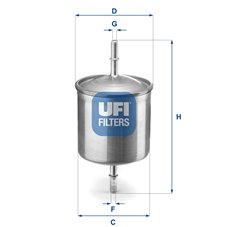 Bränslefilter UFI Bensin