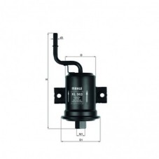 Bränslefilter Mahle