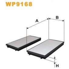 Kupéfilter WIX 2-Pack